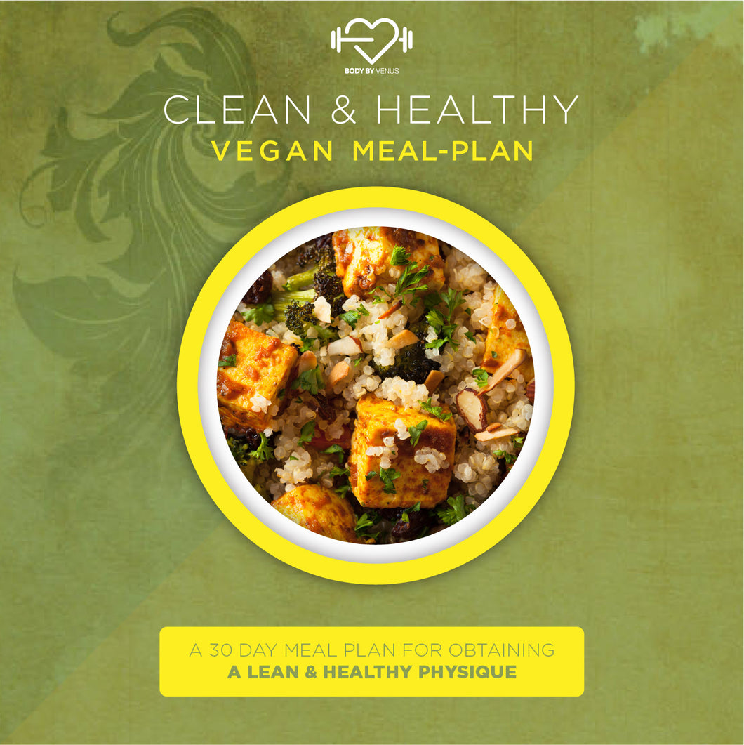 Vegan Clean & Healthy Meal Plan (Digital Download)
